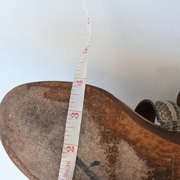 Coach Snake Print Sandals with Gold Accents - Picture 12 of 12